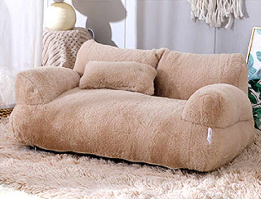 Luxury Fluffy Cat & Dog Sofa Bed