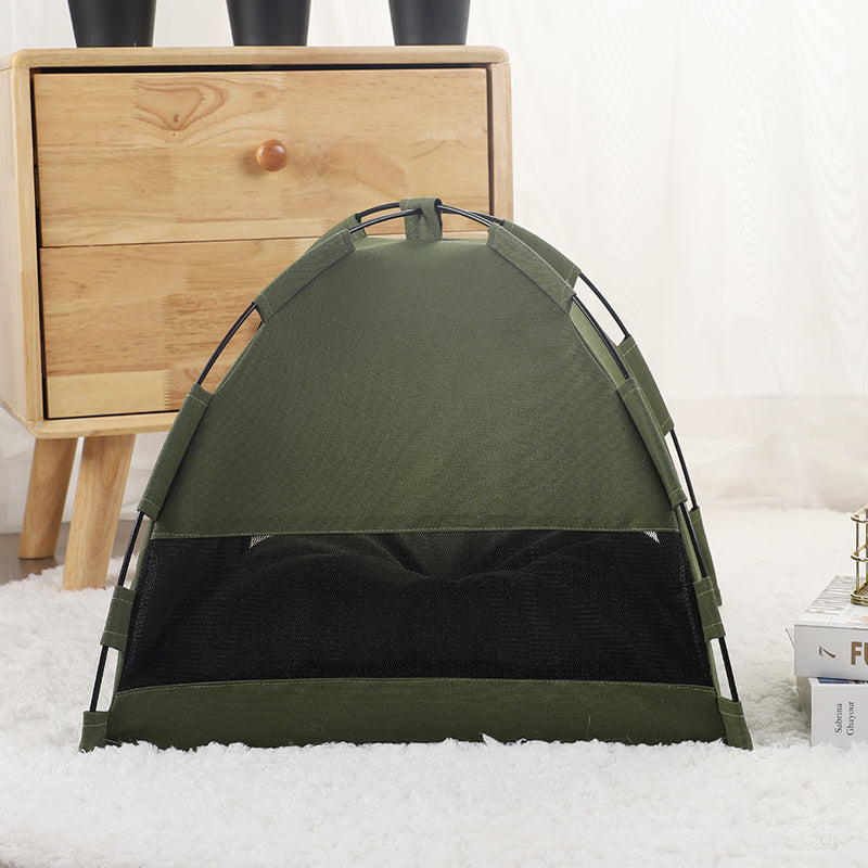 Summer Cooling Cat Tent Bed