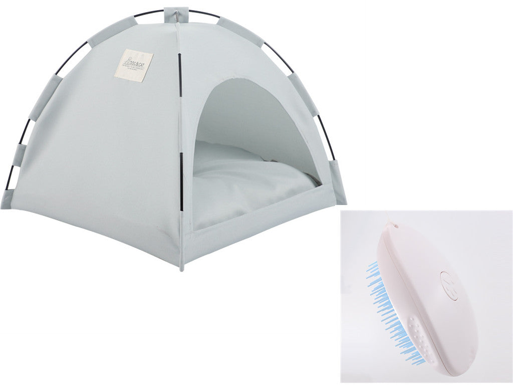 Summer Cooling Cat Tent Bed