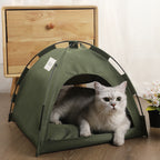 Summer Cooling Cat Tent Bed