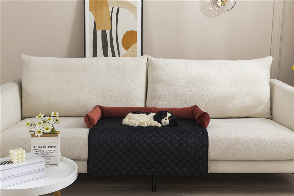Curved Couch Protector Pet Bed