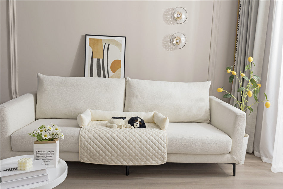 Curved Couch Protector Pet Bed