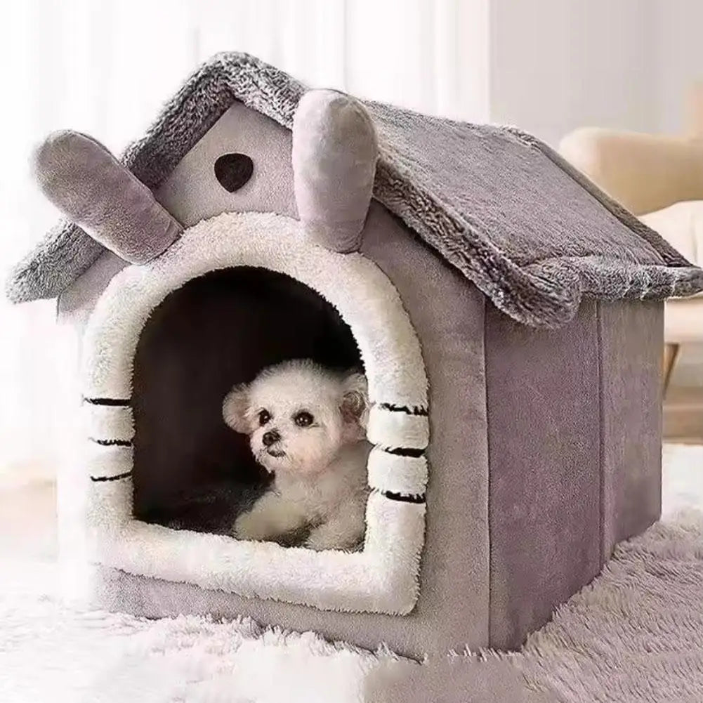 Premium Foldable Pet Hideaway Villa