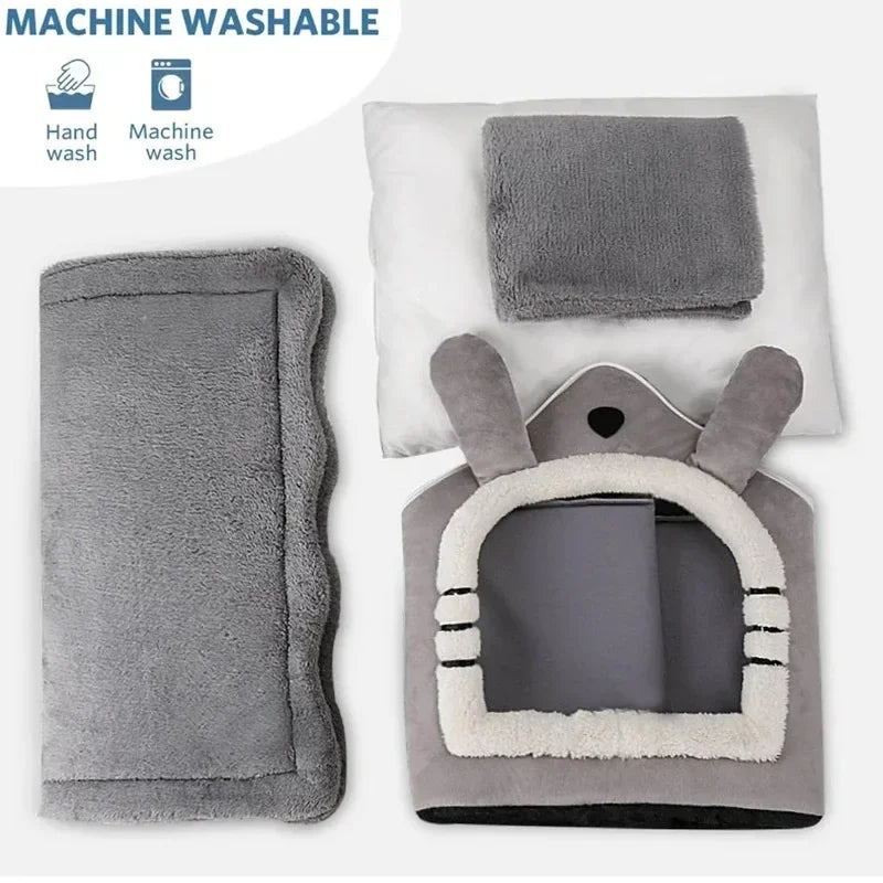 Premium Foldable Pet Hideaway Villa