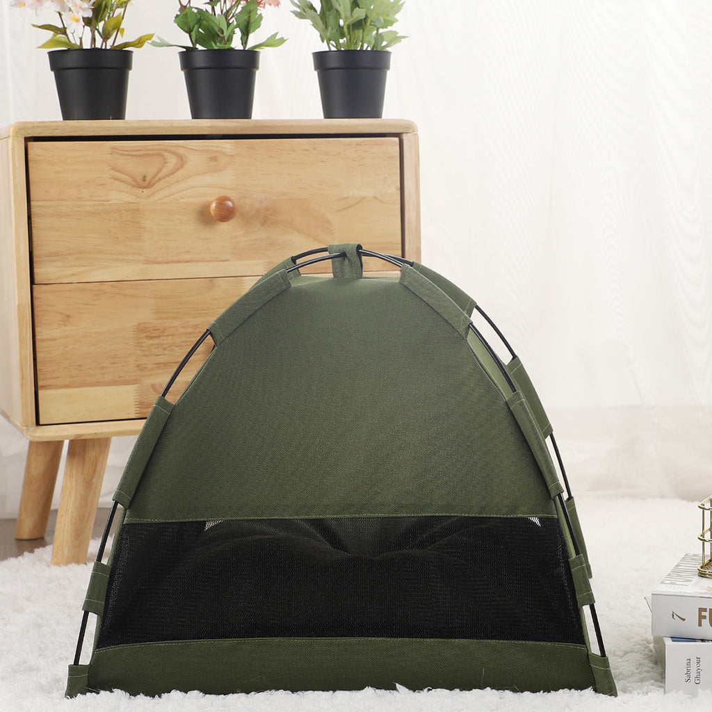 Summer Cooling Cat Tent Bed