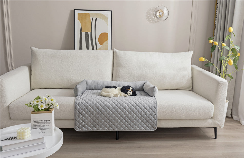 Curved Couch Protector Pet Bed
